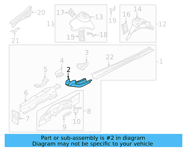 Side Member Extension 5Q0-803-210 - View 29