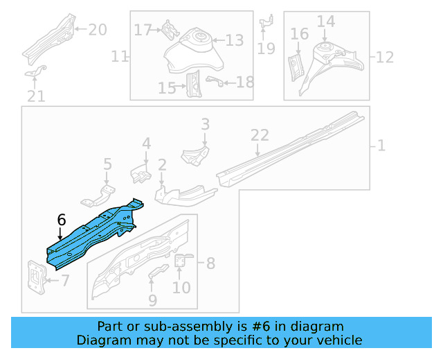 Side Member 5Q0-803-105 - View 25