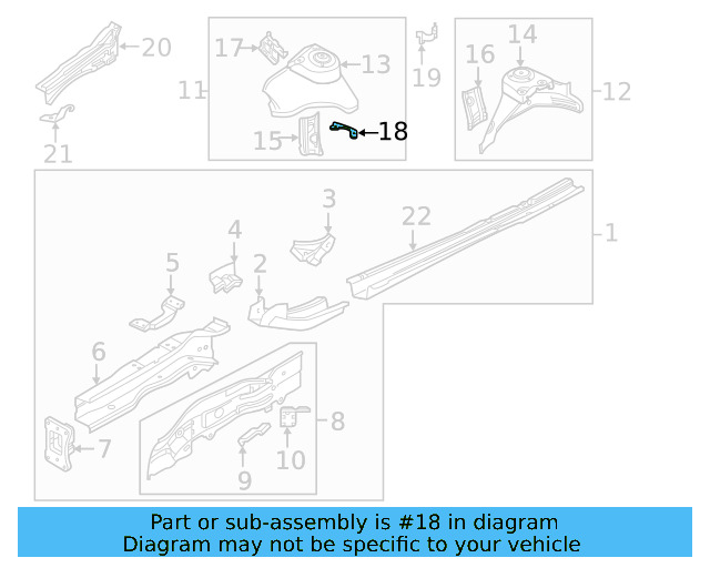 Apron Assembly Bracket 5Q0-121-409-B - View 2