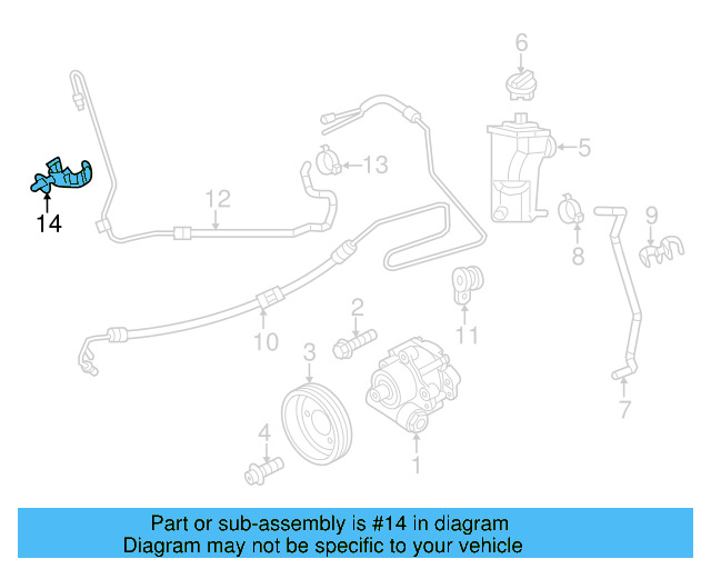 Washer Hose Holder N-105-212-01 - View 3