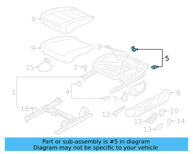 Channel Cover 3G8-881-348-9B9 - View 3