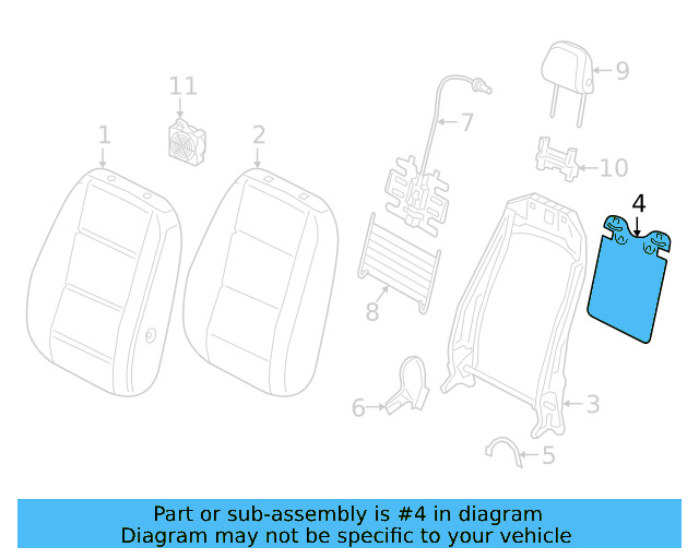 Seat Back Panel 5NA-881-989 - View 28