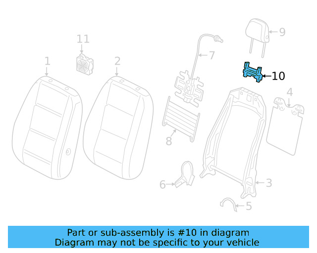 Headrest 3G8-881-901-L-ZMH