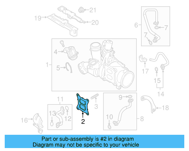 Gasket 06L-253-039 - View 37