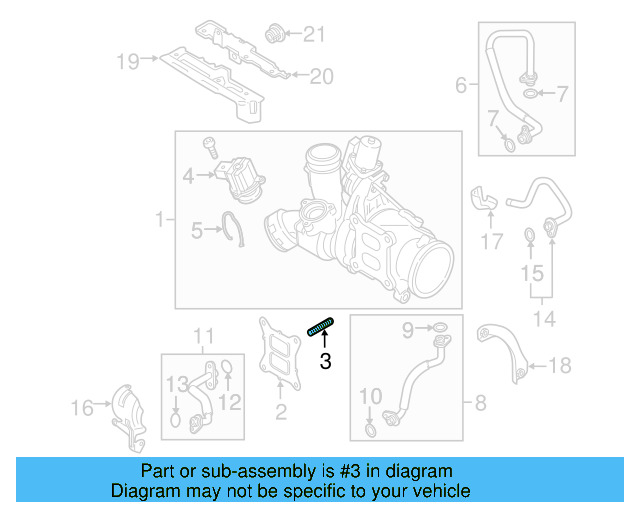 Turbocharger Stud N-912-317-01 - View 32