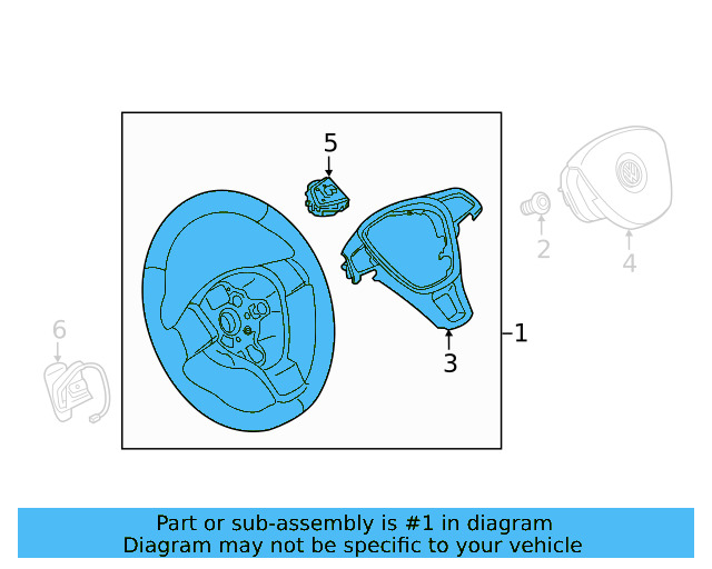 Steering Wheel 561-419-091-F-E74