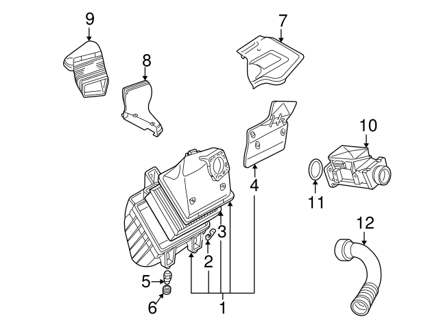Mass Air Flow Sensor 037-906-461-CX