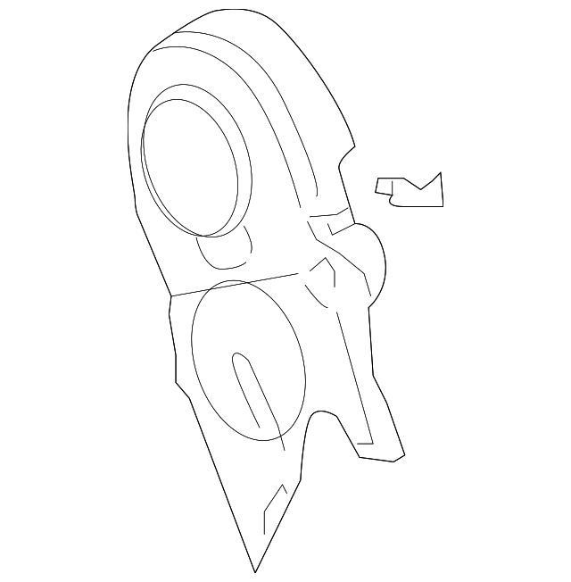 Upper Timing Cover 045-109-107-F