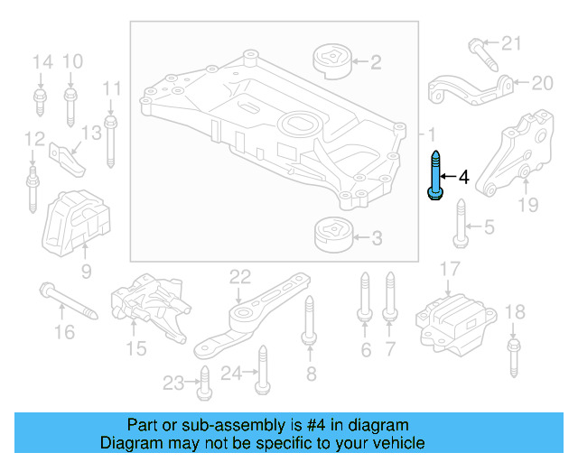 Gear Assembly Mount Bolt N-105-797-02 - View 27