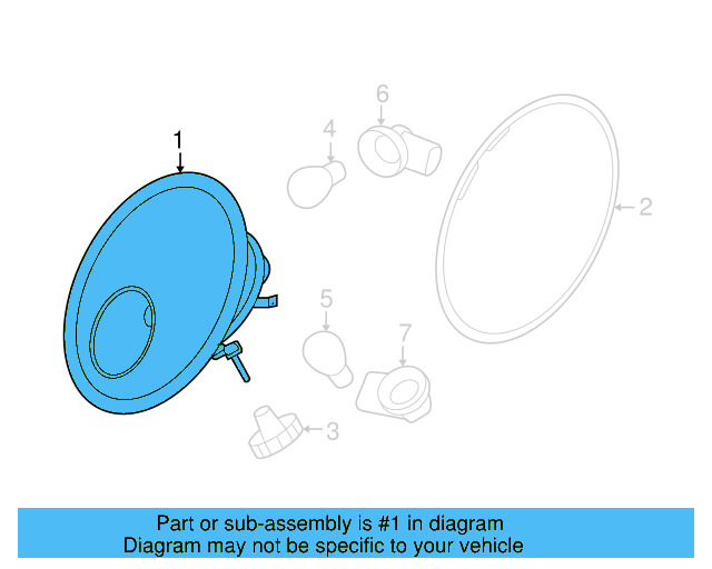 Tail Lamp Assembly 1C0-945-172-G - View 3