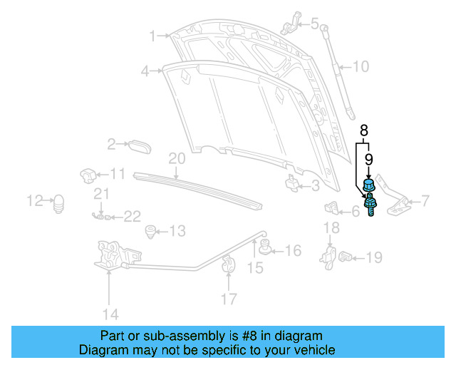 Hinge Bolt 7M3-823-201 - View 6