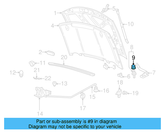 Hinge Cap 1H0-823-347
