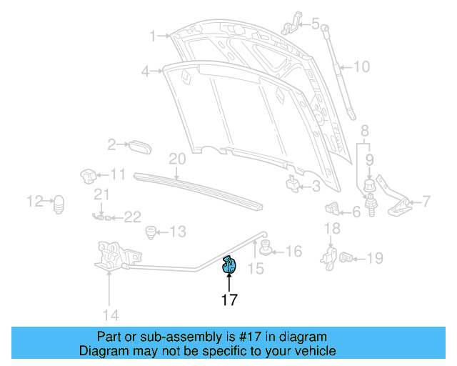 Release Cable Clip 191-823-567 - View 10