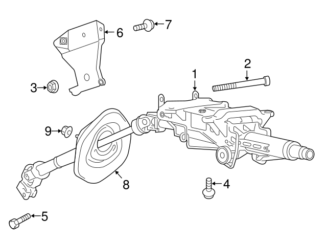 Steering Column 7P6-419-501-DJ