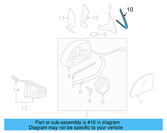 Hinge Cover Adapter 1C0-853-494-E