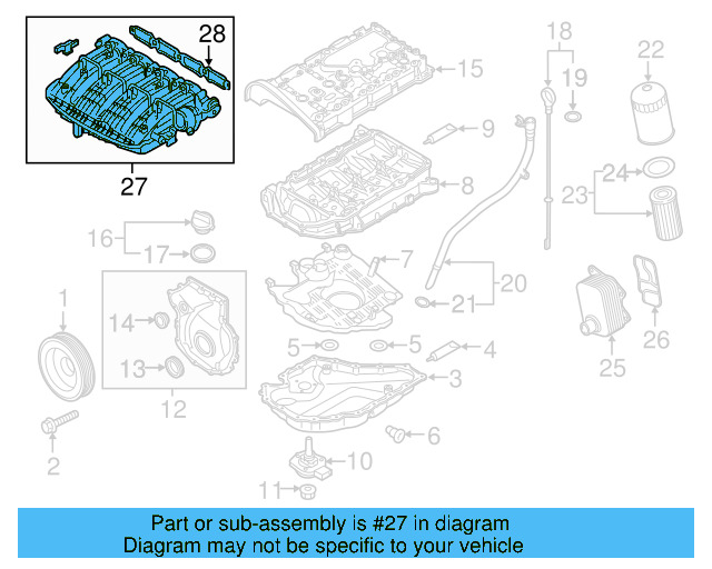 Intake Manifold 06L-133-201-FB - View 24