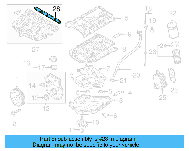 Manifold Gasket 06K-129-717-A - View 31