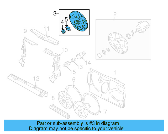 Auxiliary Fan 1H0-119-113 - View 5