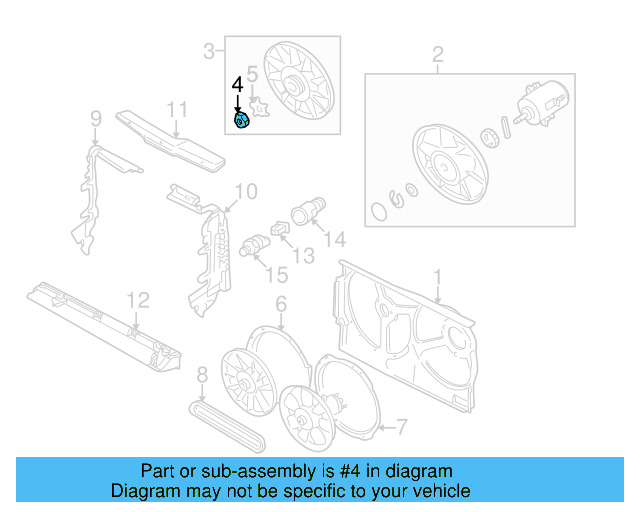 Auxiliary Fan 1H0-119-113 - View 7