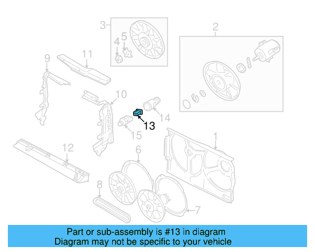 Contact Housing 1H0-906-233 - View 3