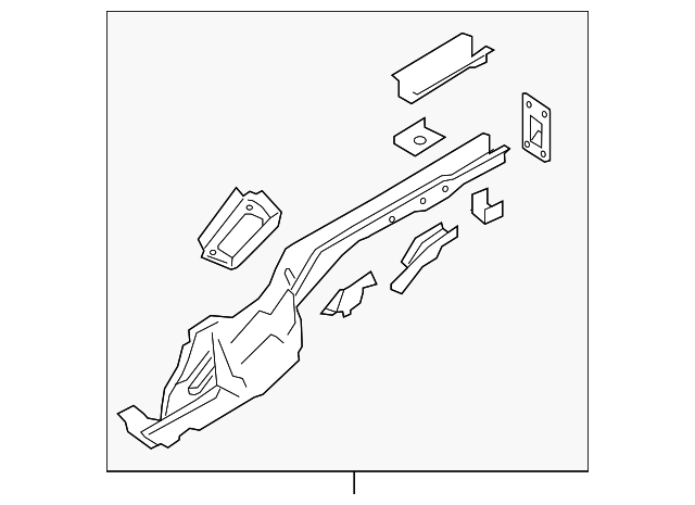 Side Member Assembly 5Q0-803-502-K