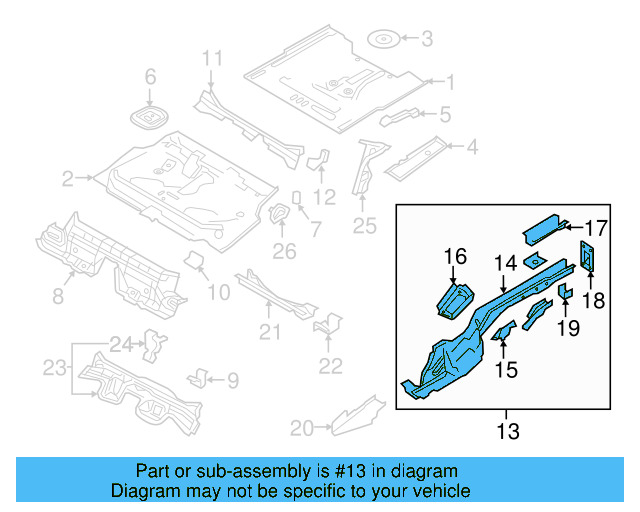 Side Member Assembly 5Q0-803-502-J