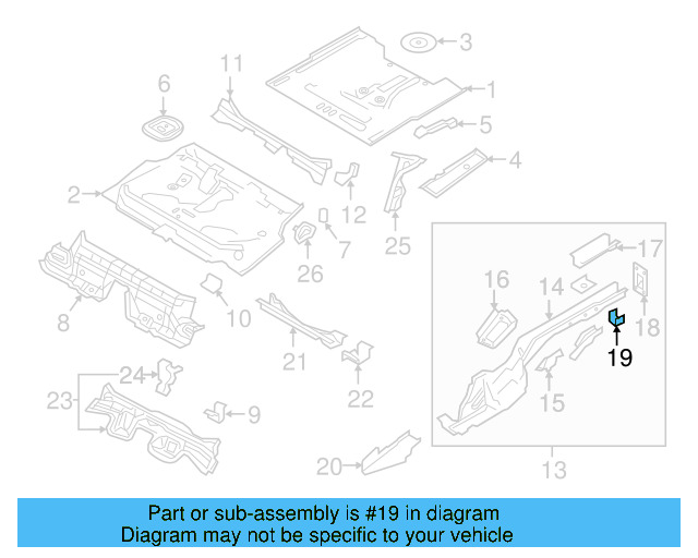 Muffler Bracket 5Q0-804-025 - View 12