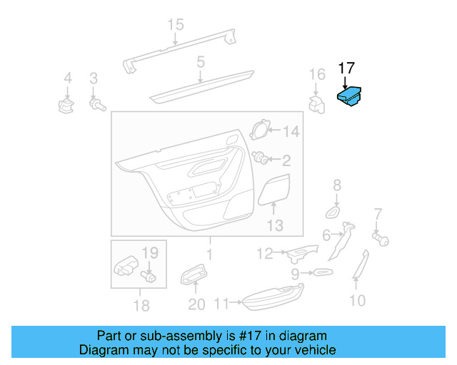 Lock Switch 1K0-962-126-B-REH - View 5