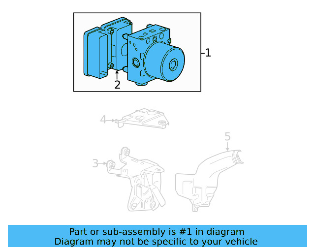 ABS Pump Assembly 561-614-517-J-BEF