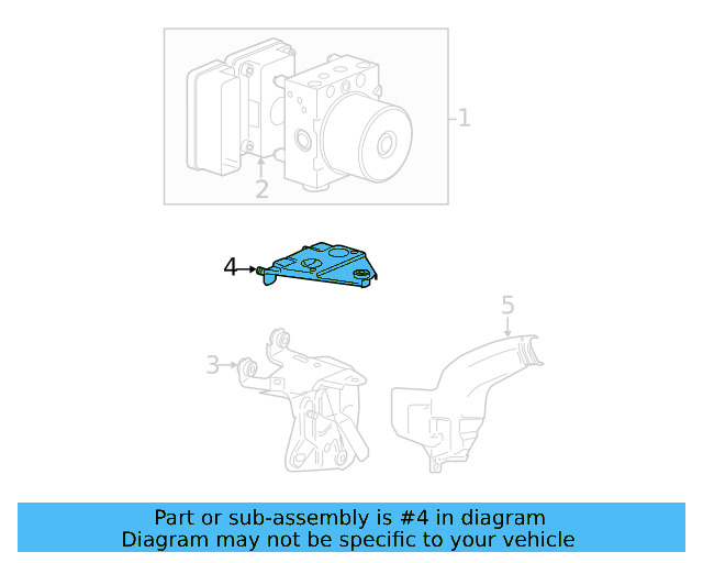 Upper Bracket 2K5-614-235-B - View 2