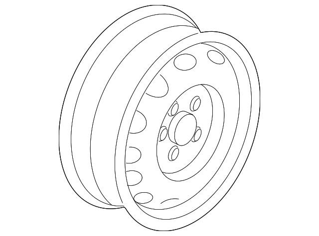 Wheel, Alloy 5K0-601-025-AD-88Z - View 30