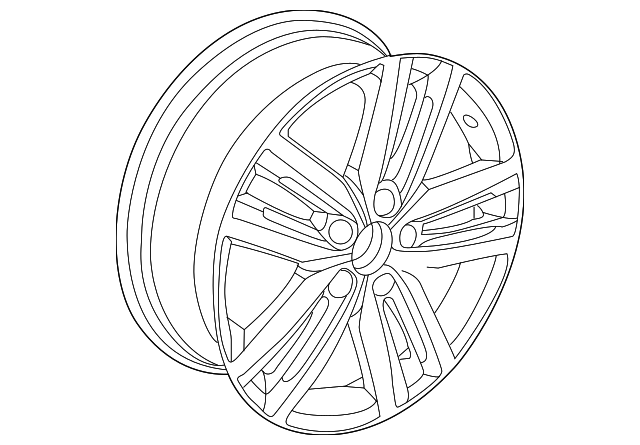Wheel, Steel 5K0-601-027-A-03C - View 27