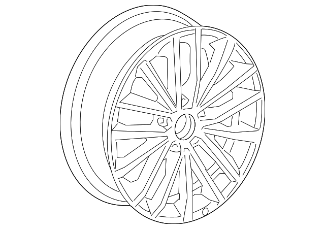 Wheel, Alloy 5K0-601-025-AD-88Z - View 22
