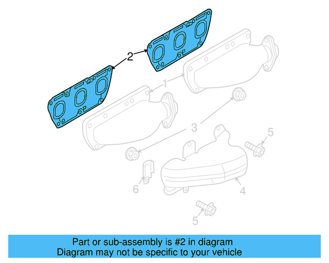 Manifold Gasket 07C-253-039-D - View 3