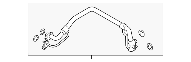 A/C Refrigerant Suction Hose 5Q0820743C - View 5