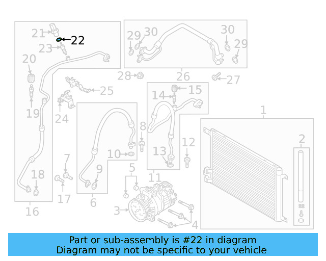 Pressure Sensor O 7H0-820-896 - View 28