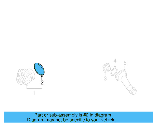 Water Pump Assembly Seal 06A-121-119 - View 22