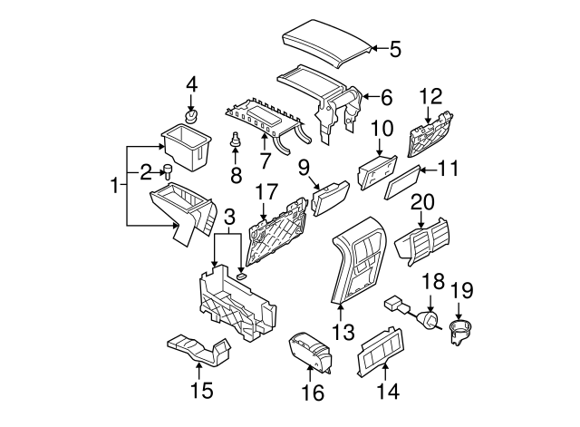 Face Plate 3C0-863-099-E-3H5 - View 2
