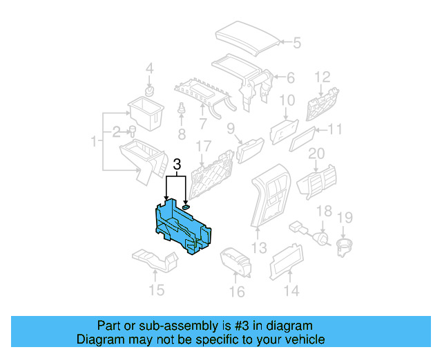 Mount Bracket 3C0-864-089-B - View 4
