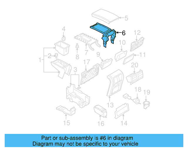 Hinge 3C0-864-161-D - View 5
