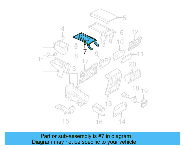 Lower Cover 3C0-864-249-D-9B9 - View 6
