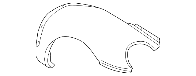 Fender (Unpainted) 1y0821302agru - View 3