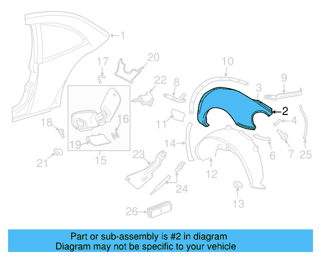 Fender (Unpainted) 1c0821302hgru
