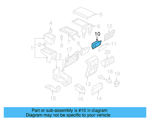 Insert 3C0-858-374-9B9