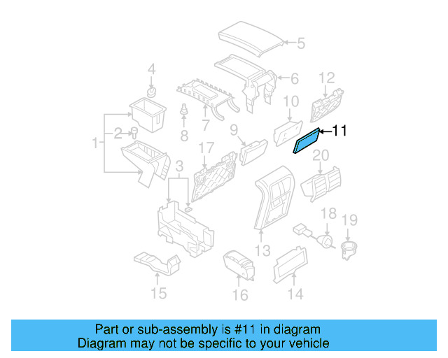 Trim 3C0-863-365-A-1QB - View 8