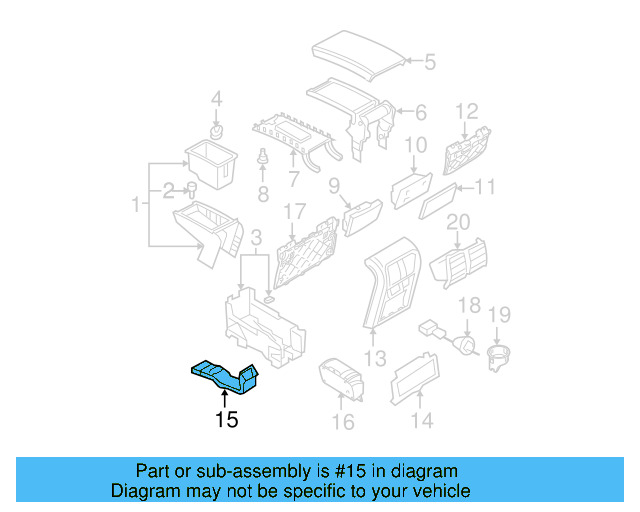 Face Plate 3C0-863-100-A-8B4
