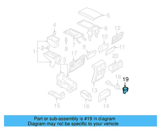 Power Outlet Spring 6Y0-919-341-9B9 - View 15