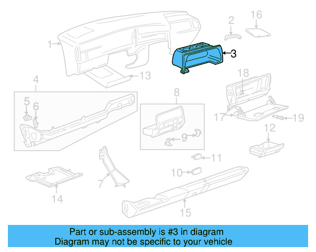 Trim Panel 1H6-857-059-B-01C - View 3