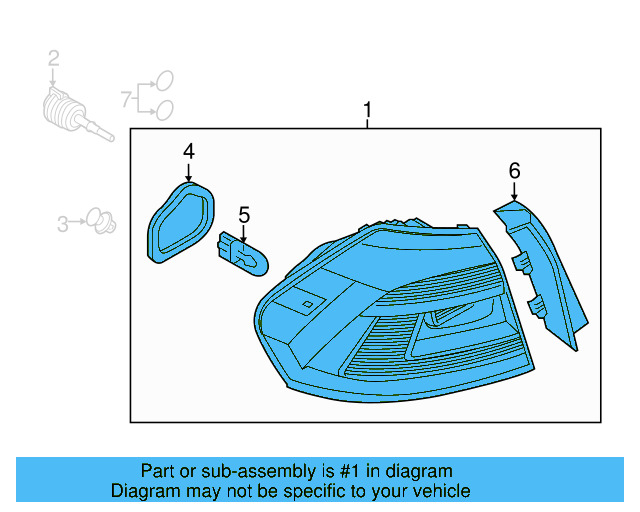 Tail Lamp Assembly 561-945-095-N