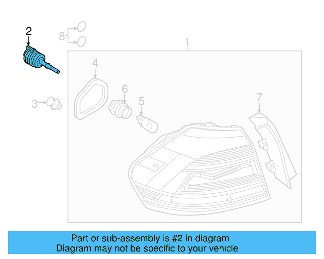 Tail Lamp Assembly Fastener 6RU-945-300 - View 28